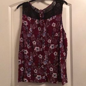 Forever 21 Tops - Forever 21 Floral Sleeveless Top, 2X, like new Forever 21 Tops - Forever 21 Floral Sleeveless Top, 2X, like new